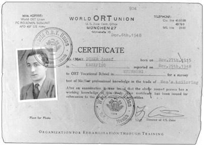 ORT Certificate